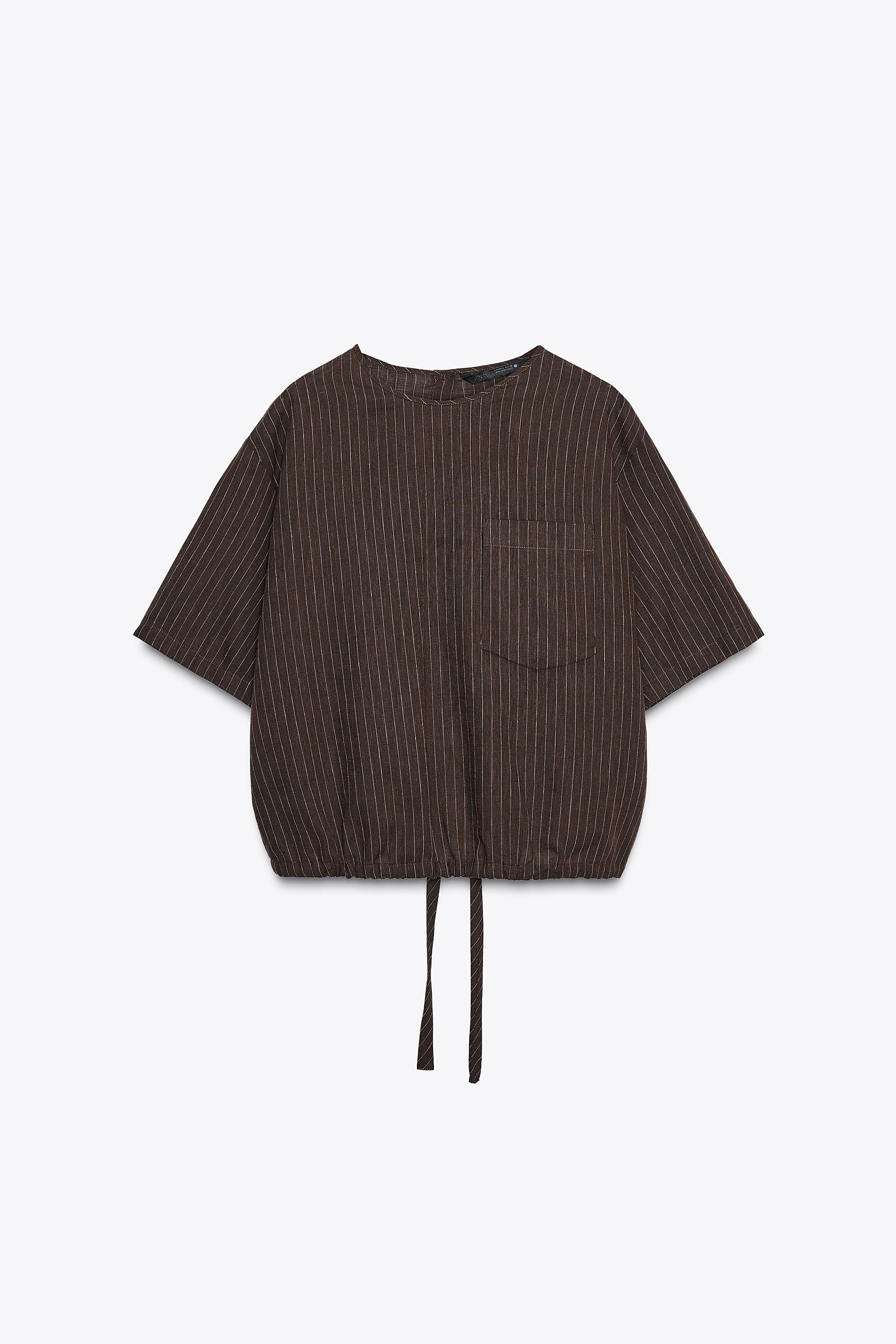 TOP RAYURES MÉLANGE LIN ZW COLLECTION